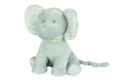 Tex Boîte à Musique éléphant Gris Assis 25 Cm