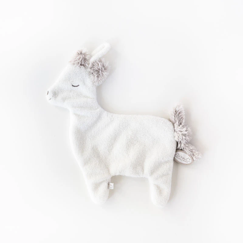 Dimpel Lulu L'alpaga Doudou Attache-sucette Blanc 25 Cm 1 Dimpel Lulu L'alpaga Doudou Attache-sucette Blanc 25 Cm