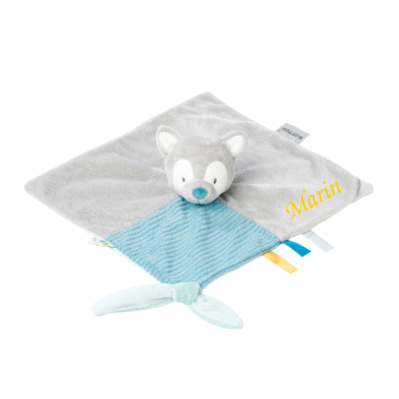 Nattou Tim & Tiloo Doudou Plat Loup Gris Loup 25 Cm 1 Nattou Tim & Tiloo Doudou Plat Loup Gris Loup 25 Cm