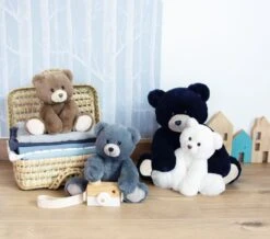 Histoire D'ours - Peluche Ours Oscar Bleu Marine 35 Cm -Disney || Moulin Roty || NATTOU Soldes 202003100949257e84863fme