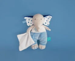 Baby'Nat - Edgar Et Eglantine - Peluche Avec Mouchoir éléphant Bleu 23 Cm 5 Baby'Nat - Edgar Et Eglantine - Peluche Avec Mouchoir éléphant Bleu 23 Cm -Disney || Moulin Roty || NATTOU Soldes 202009250955427030f9c4xx