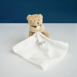 Baby'Nat Doudou Mouchoir Ours Marron Clair -Disney || Moulin Roty || NATTOU Soldes 20200925150148115046f4xx