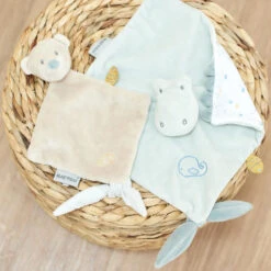 Nattou - Roméo Jules Sally - Doudou Crocodile Vert 25 Cm -Disney || Moulin Roty || NATTOU Soldes 54146739501073