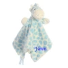 Aurora Gigi La Girafe Doudou Plat Bleu