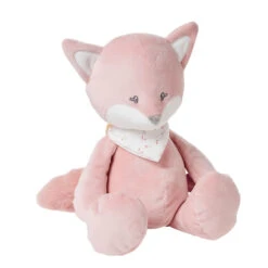 Nattou - Alice Et Pomme - Peluche Renard Rose 40 Cm