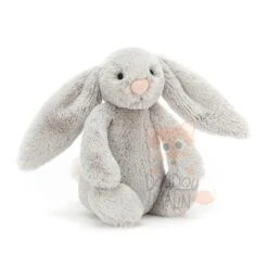 Jellycat Bashful Mini Peluche Lapin Gris 18 Cm