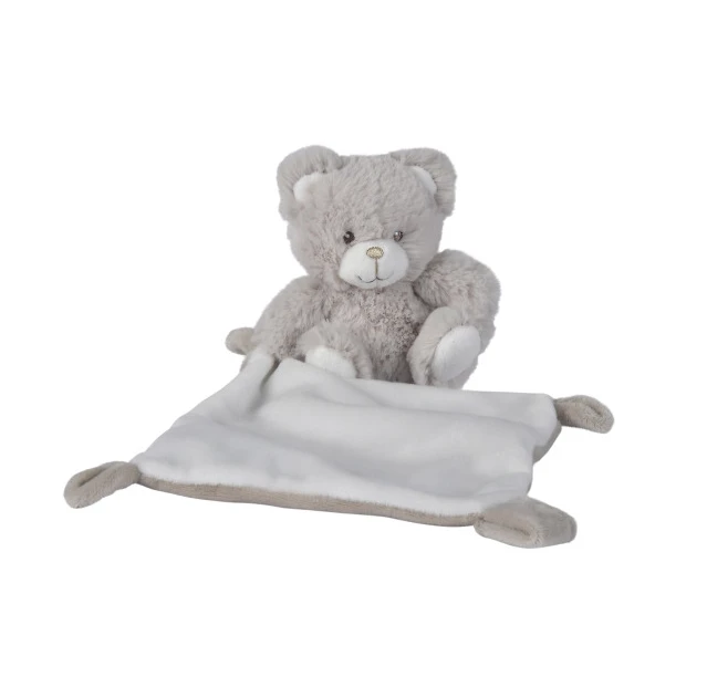 Tex Forest Peluche + Doudou Ours Blanc Gris 30 Cm 1 Tex Forest Peluche + Doudou Ours Blanc Gris 30 Cm