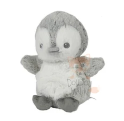 Tex Forest Peluche Pingouin Blanc Gris 15 Cm