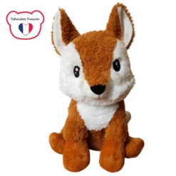 Gaspard Le Renard - Peluche Géante Made In France 50 Cm