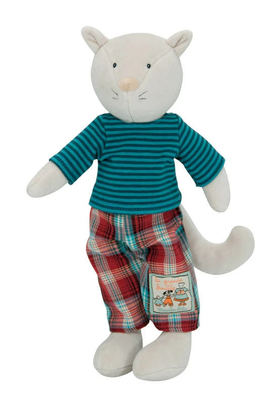 Moulin Roty La Grande Famille Mimosa Le Chat Peluche Bleu 30 Cm 1 Moulin Roty La Grande Famille Mimosa Le Chat Peluche Bleu 30 Cm