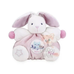 Kaloo - Imagine - Peluche Doudou Lapin Rose Blanc 25 Cm