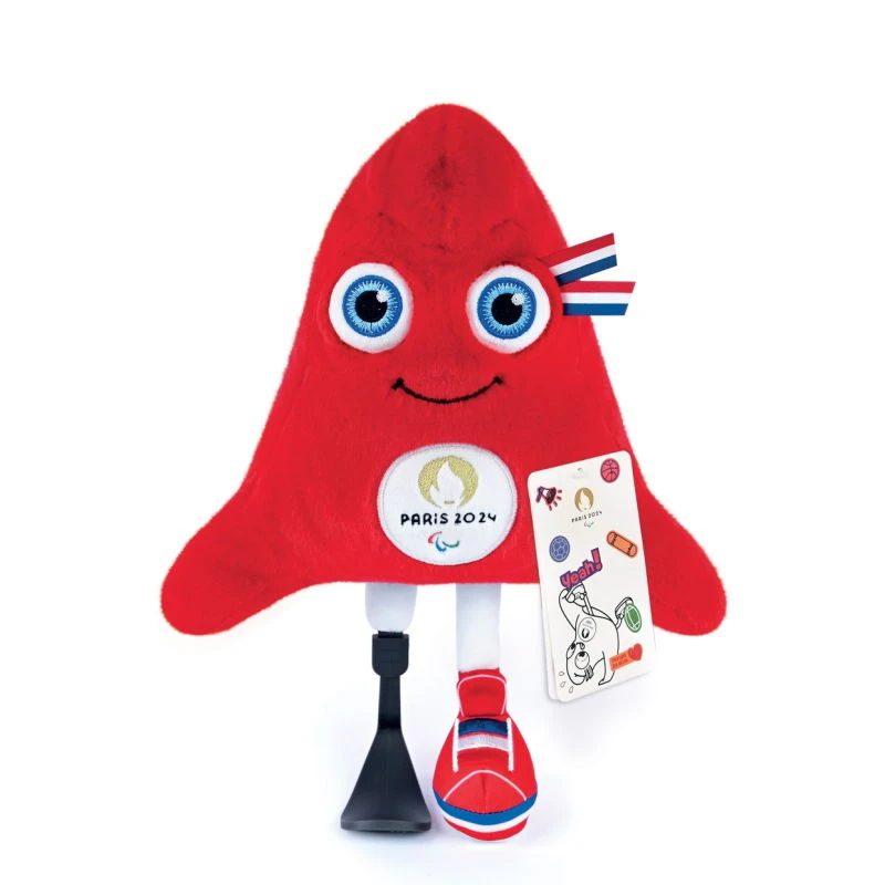 Doudou Et Compagnie - Peluche Mascotte Para Les Phryges JO Paris 2024 - 17 Cm 4 Doudou Et Compagnie - Peluche Mascotte Para Les Phryges JO Paris 2024 - 17 Cm – Image 4