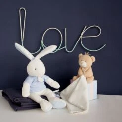 Doudou Et Compagnie - Lapin Matelot Bleu - Peluche Blanc Bleu 25 Cm -Disney || Moulin Roty || NATTOU Soldes lapin20matelot20bleu2020peluche20blanc20bleu202520cm 3