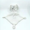 Pommette Doudou Lapin Mouchoir Blanc Mon Petit Coeur 30 Cm