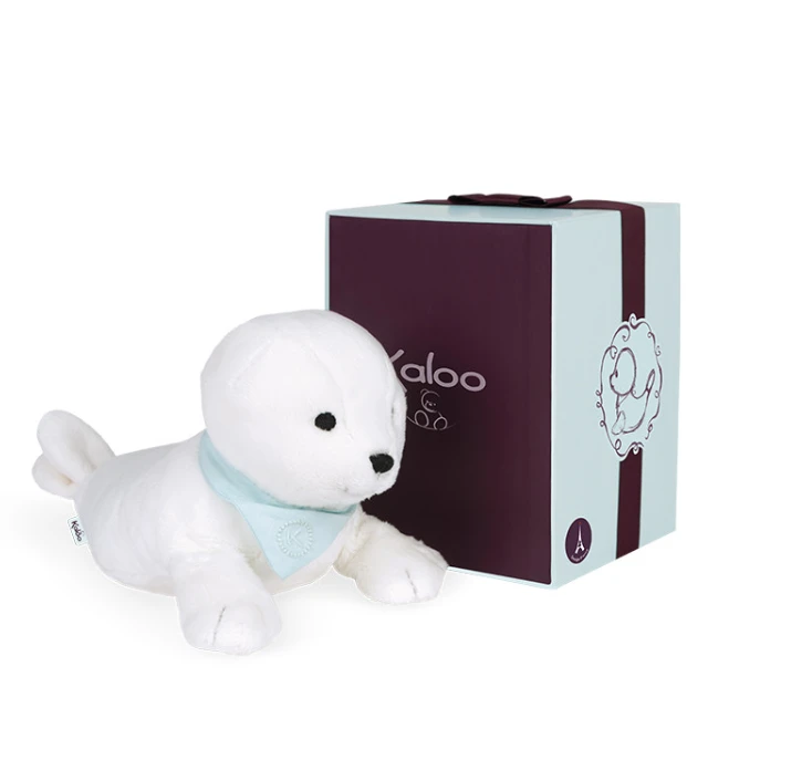 Kaloo Les Amis Brioche Le Phoque Peluche Blanc 25 Cm 1 Kaloo Les Amis Brioche Le Phoque Peluche Blanc 25 Cm