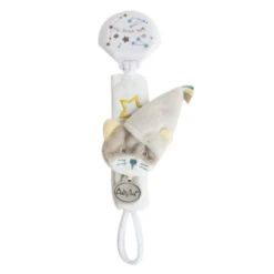 Baby'Nat - Les Comètes Attache-sucette Chat Gris