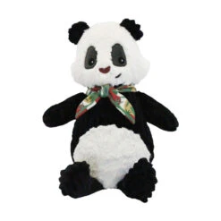 Les Déglingos Rototos Le Panda Peluche Simply Blanc Noir 23 Cm