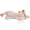 Moulin Roty Collection Les Papoums Hochet Doudou Lion Lionceau Beige