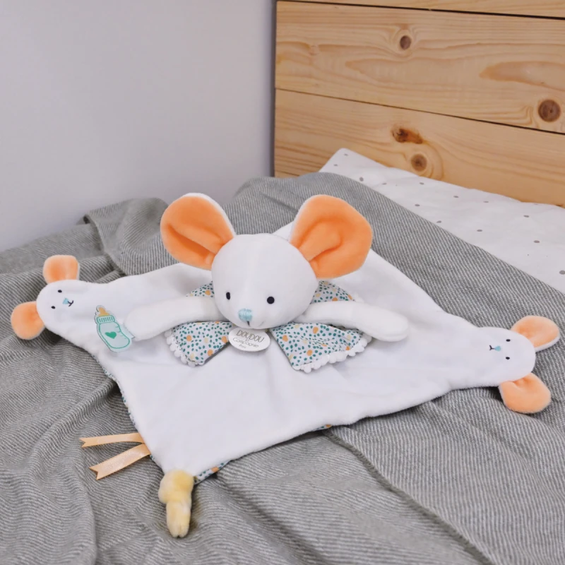 Doudou Et Compagnie - Les Petits Fûtés - Doudou Souris Blanc 30 Cm 1 Doudou Et Compagnie - Les Petits Fûtés - Doudou Souris Blanc 30 Cm