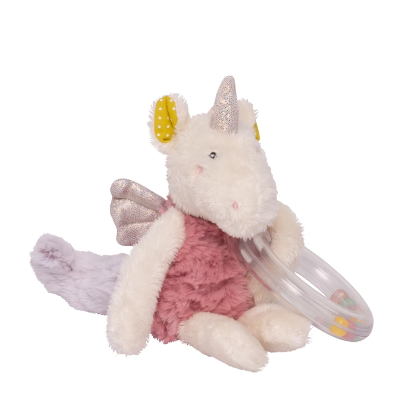 Galipette Lilou & Perlin Hochet Anneau Licorne Rose 1 Galipette Lilou & Perlin Hochet Anneau Licorne Rose