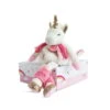Doudou Et Compagnie - Lucie La Licorne Peluche Rose 22 Cm