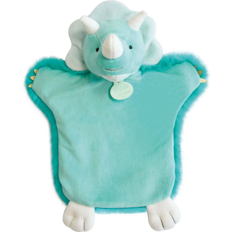 Doudou Et Compagnie - Marionnette Dinosaure Vert 25 Cm 1 Doudou Et Compagnie - Marionnette Dinosaure Vert 25 Cm