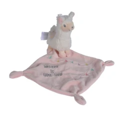 Tex Mon Ami Magique Doudou Mouchoir Lama Rose Welcome To Lama-land