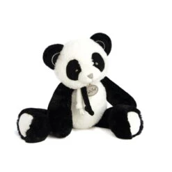 Baby'Nat - Mon P'tit Panda Peluche Noir Blanc 30 Cm