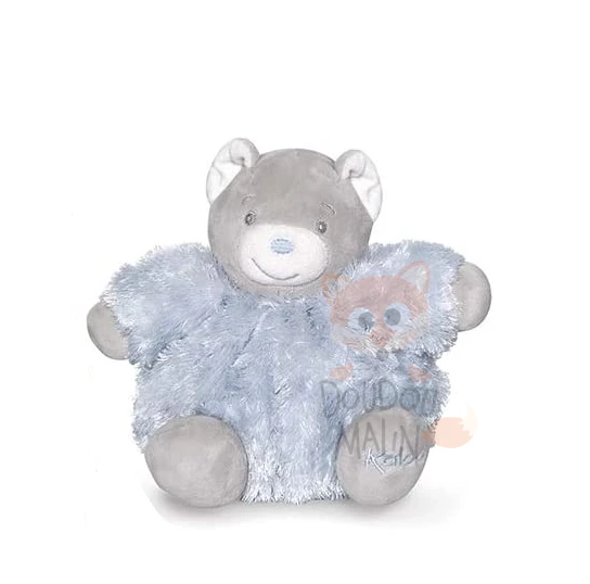 Kaloo Parfum Doudou Ours Bleu Gris 18 Cm 1 Kaloo Parfum Doudou Ours Bleu Gris 18 Cm