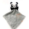 Nicotoy Peluche Avec Doudou Panda Gris Noir Blanc 25 Cm