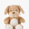 Nicotoy Doudou Peluche Chien Marron Blanc