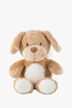 Nicotoy Doudou Peluche Chien Marron Blanc