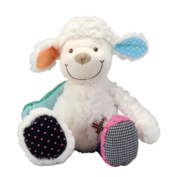 Nicotoy Peluche Mouton Blanc Multicolore 30 Cm