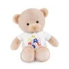Doudou Et Compagnie - Peluche Ours Beige Tee-shirt Blanc J.O. Paris 2024 - 25 Cm