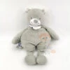 Bout'chou Doudou Peluche Ours Gris 20 Cm