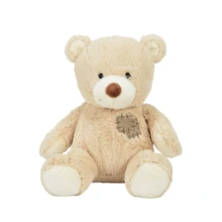 Nicotoy Peluche Ours Patch Beige 20 Cm