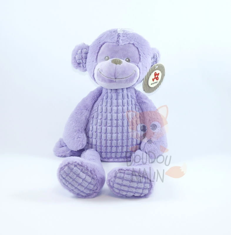 Nicotoy Tex Peluche Singe Violet 40 Cm 1 Nicotoy Tex Peluche Singe Violet 40 Cm