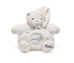 Kaloo Petite Etoile Doudou Patapouf Ours Fourrure Blanc 18 Cm