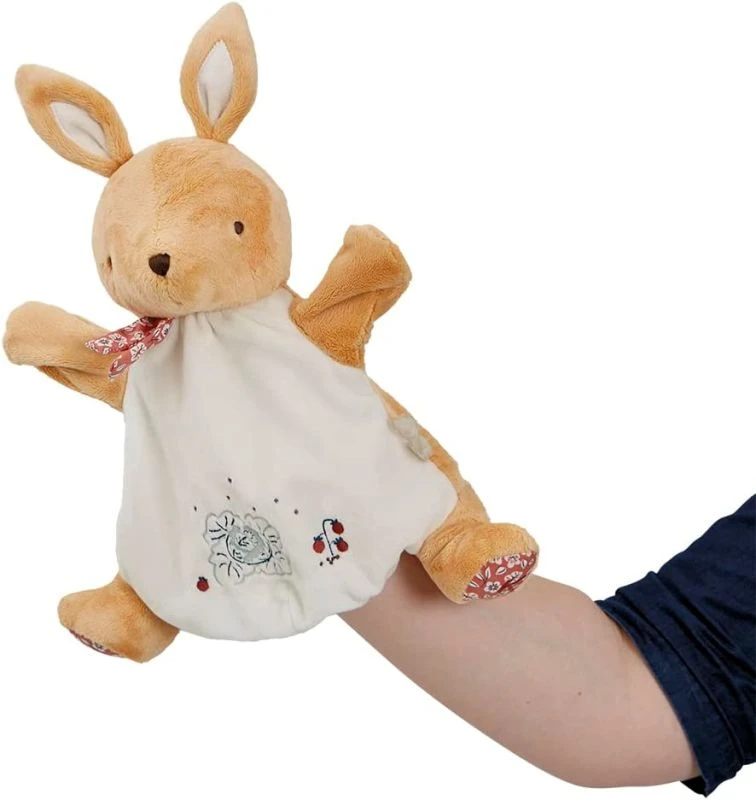 Kaloo - Petites Chansons - Doudou Marionnette Lapin Marron 25 Cm 2 Kaloo - Petites Chansons - Doudou Marionnette Lapin Marron 25 Cm – Image 2