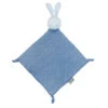 Nattou Pure Blue Doudou Plat Lange Lapin Bleu 50 Cm