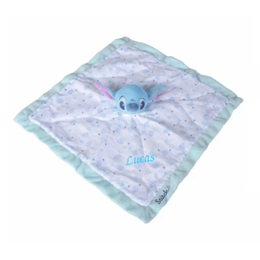 Disney - Stitch Doudou Plat Lange Blanc Bleu 40 Cm 4 Disney - Stitch Doudou Plat Lange Blanc Bleu 40 Cm -Disney || Moulin Roty || NATTOU Soldes stitch20plat20lange20blanc20bleu204020cm