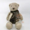 Dimpel - Tibe L'ours - Peluche Brun Beige écharpe 30 Cm
