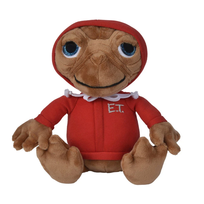Universal Peluche E.T L'extraterrestre Avec Capuche Rouge 25 Cm 1 Universal Peluche E.T L'extraterrestre Avec Capuche Rouge 25 Cm