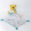 Disney - Winnie L'ourson - Doudou Mouchoir Blanc Bleu 25 Cm