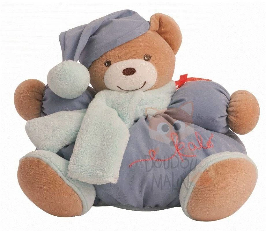 Kaloo - Winter Folies - Peluche Ours Bleu écharpe Bonnet 30 Cm 1 Kaloo - Winter Folies - Peluche Ours Bleu écharpe Bonnet 30 Cm
